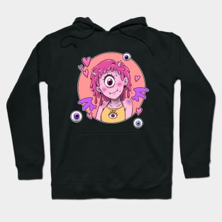 Monster Cyclops Girl with Wings Hoodie